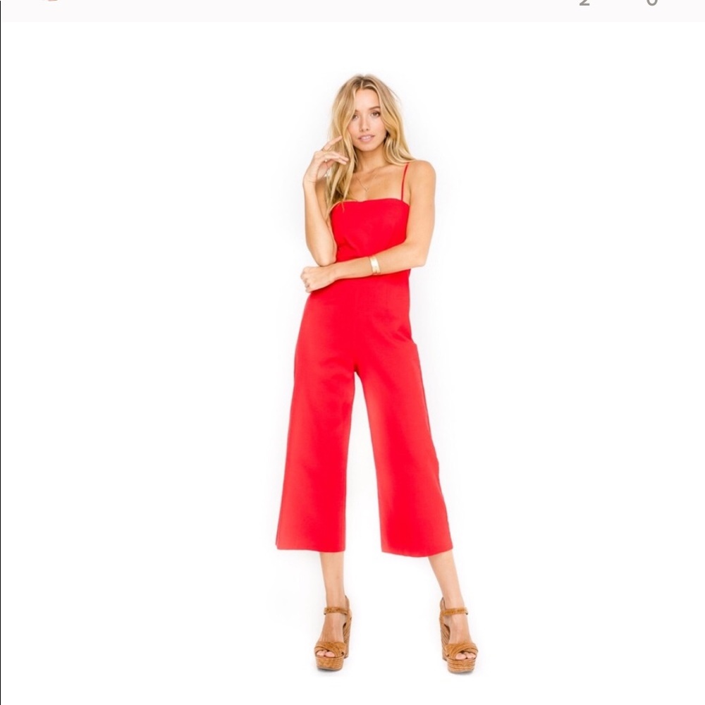 ASTR red jumpsuit